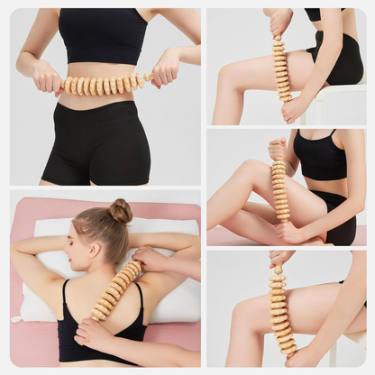OMNIVA™ Wood Therapy Roller