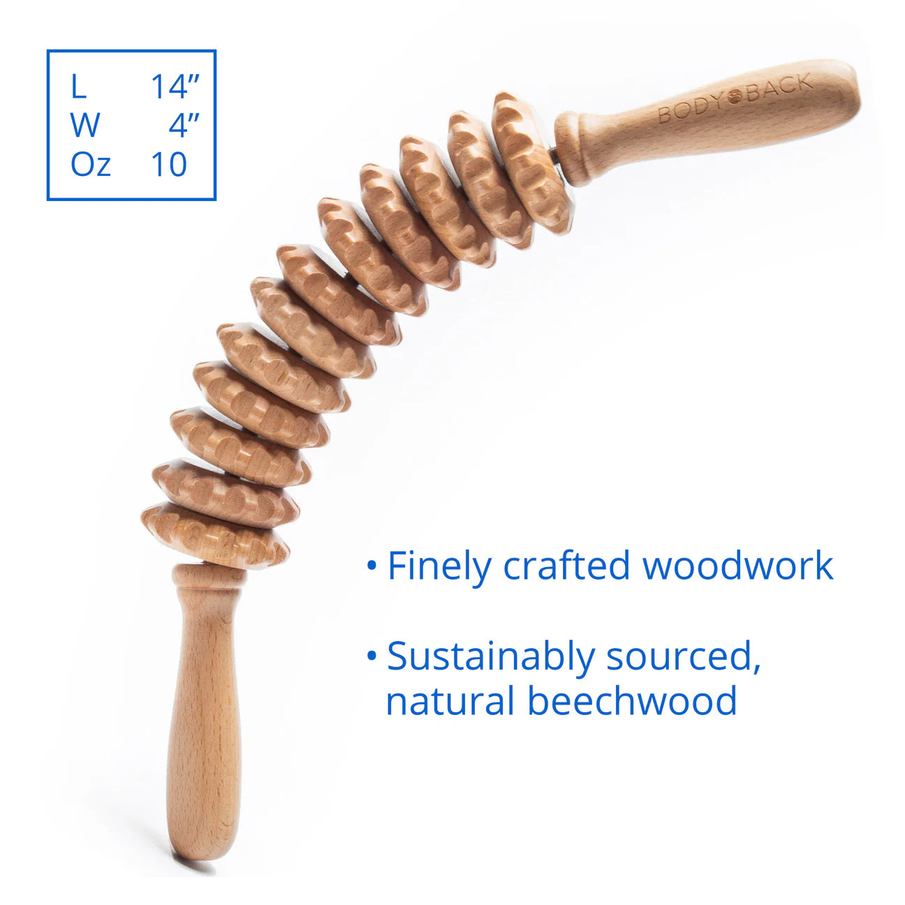 OMNIVA™ Wood Therapy Roller
