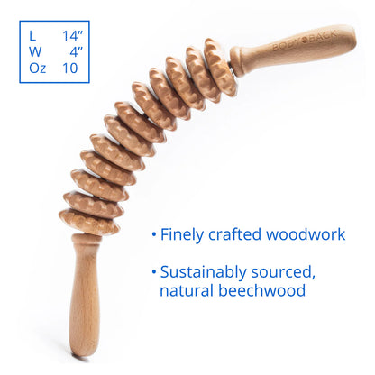 OMNIVA™ Wood Therapy Roller