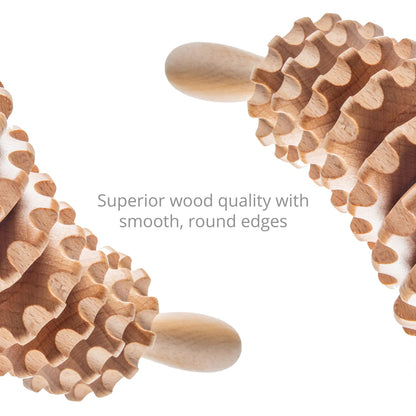 OMNIVA™ Wood Therapy Roller